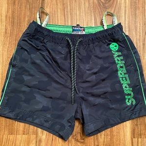 Superdry Mens State Volley Swim Shorts. Large Size